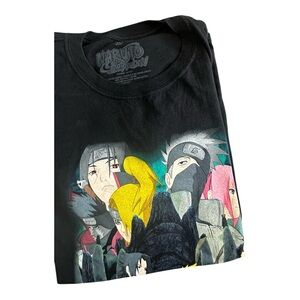 Naruto Shippuden Multi-Character Graphic T-Shirt – Size XL